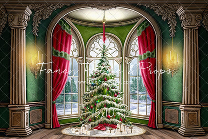 Cathedral Christmas - Wood Floor Option - with Sweep Option