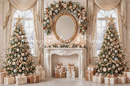Christmas Beige Beauty - with Sweep Option