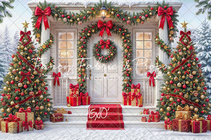 Christmas Front Porch Classic - With Sweep Option