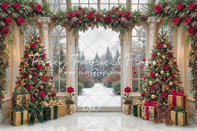 Christmas Rose Gala - with Sweep Option