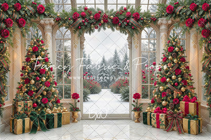 Christmas Rose Gala - with Sweep Option