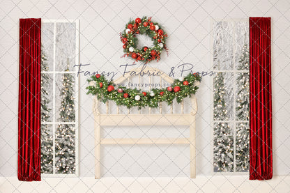 Classic Christmas Headboard