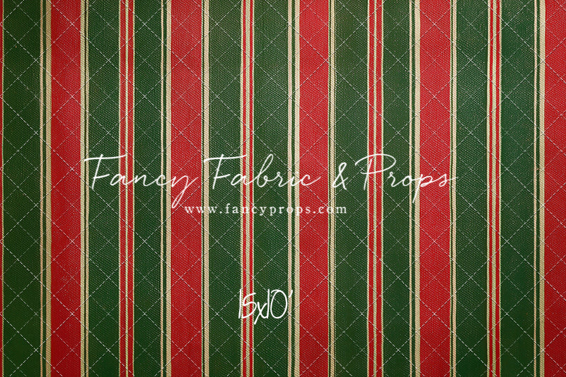 Classic Christmas Stripe - With Sweep Option