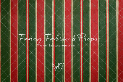 Classic Christmas Stripe - With Sweep Option