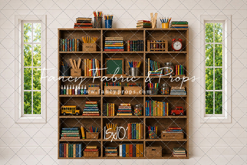 Classic Classroom Bookshelf - With Sweep Option