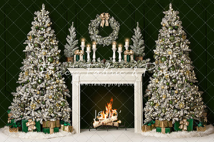 Classy Gold & Greens Mantle