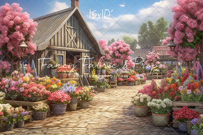 Country Flower Market Path - With Sweep Option