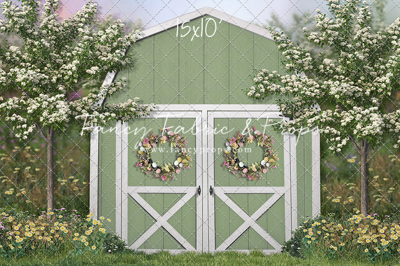 Easter Blossoms Barn - With Sweep Option