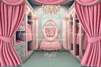 Elegant Armoire - Sage Floor Option - With Sweep Option