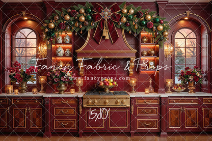 Elegant Scarlet Kitchen - With Sweep Option