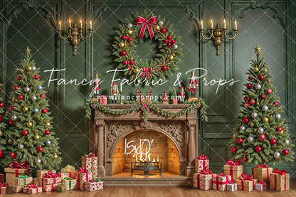 Emerald Christmas Room - with Sweep Option