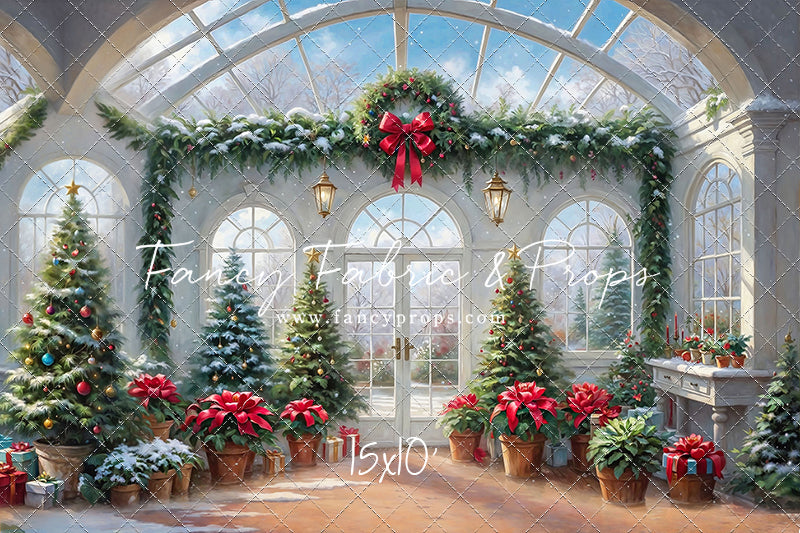 Enchanted Winter Conservatory - With Sweep Option