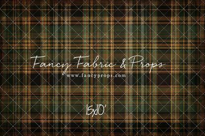 Evergreen Flannel - With Sweep Option