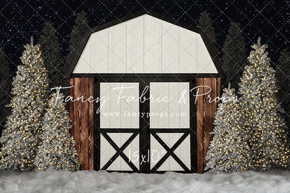 Modern Christmas Barn - No Light