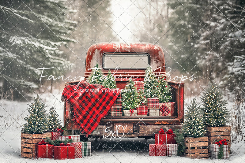 Festive Pickup Truck - with Sweep Option