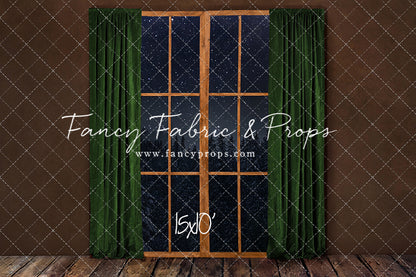 Fireside Evergreen Window