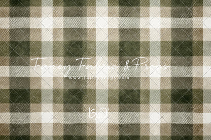 Frosted Pine Plaid - With Sweep Option