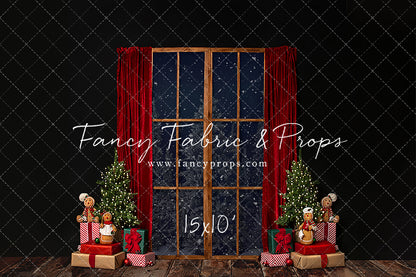 Gingerbread Mantle Window