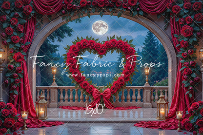 Heart of Roses - With Sweep Option