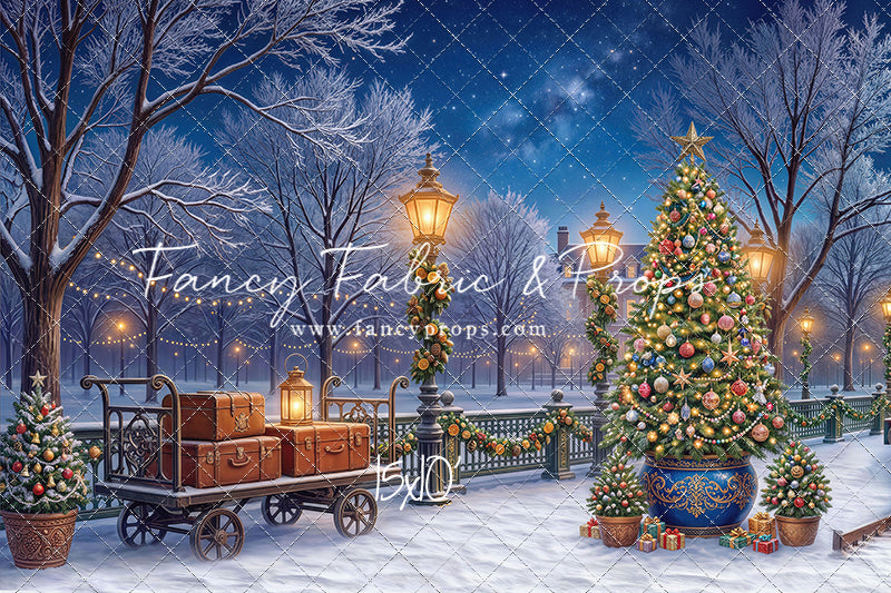 Holiday Train Station - With Sweep Option