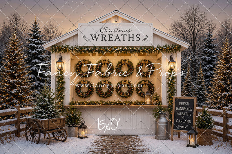 Holly Wreath Stand - with Sweep Option