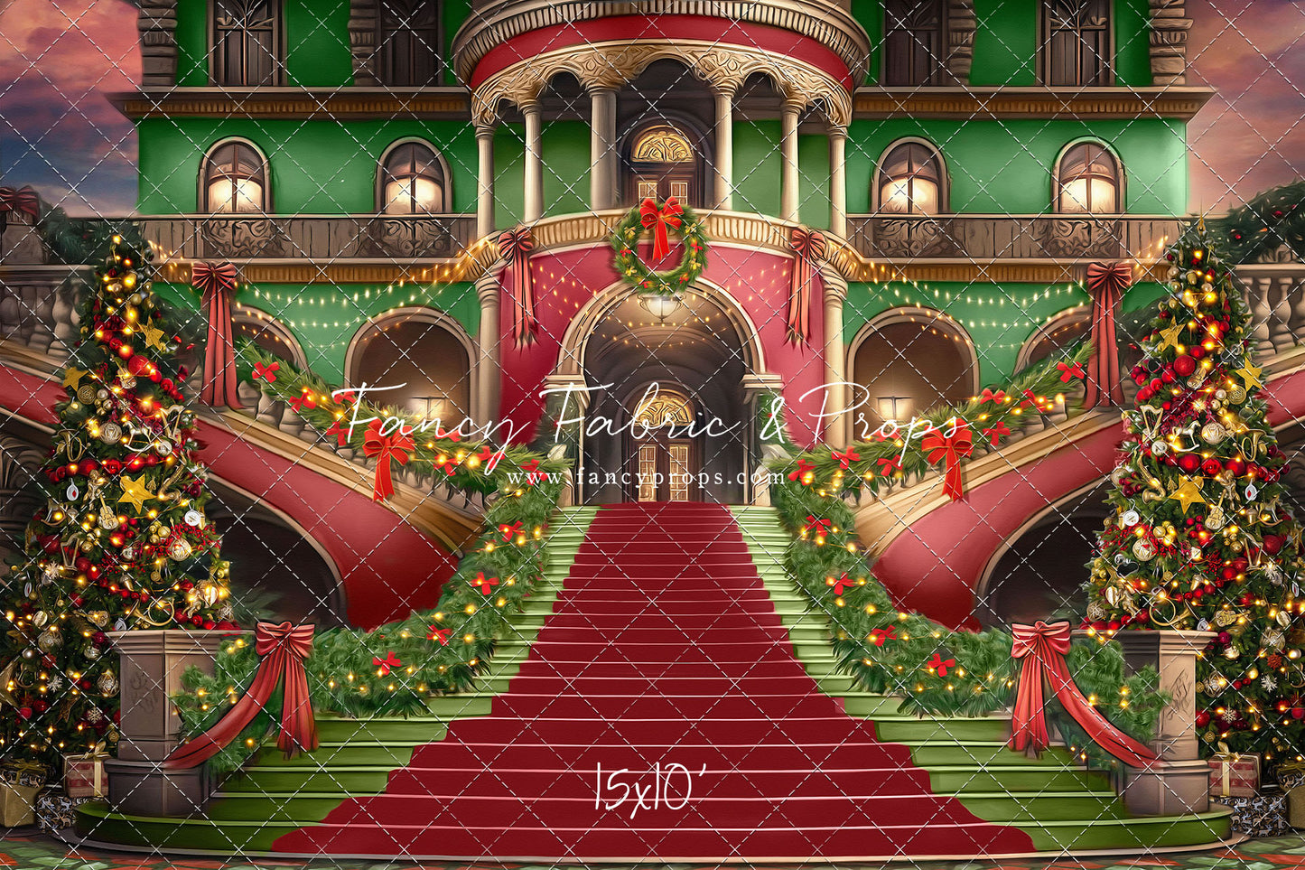 Merry Mansion- Multi Color Rug - with Sweep Option