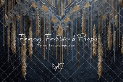 Midnight Feather Cascade - With Sweep Option