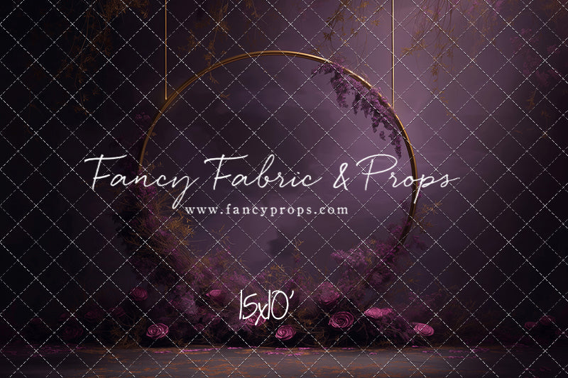 Moonlit Plum Petals - With Sweep Option