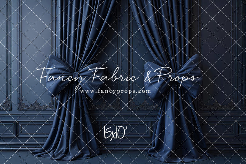 Navy Luxe Bows - With Sweep Option