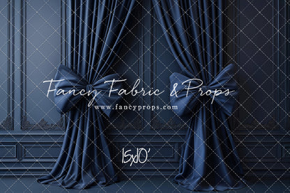 Navy Luxe Bows - With Sweep Option