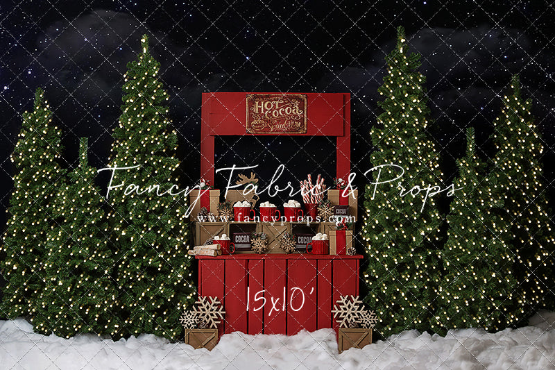 Nighttime Cocoa Stand