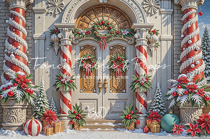 North Pole Manor Gates - with Sweep Option