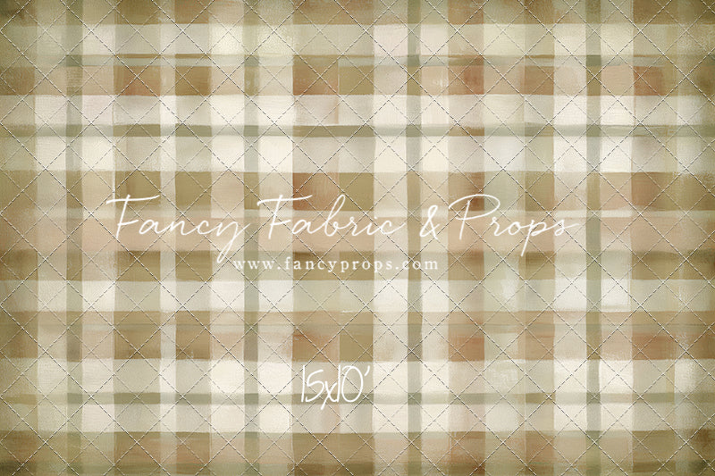 Oatmilk Plaid - With Sweep Option