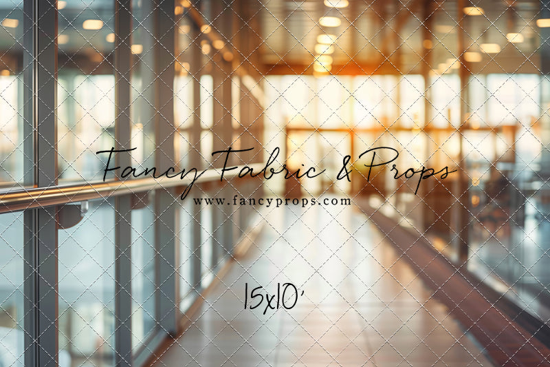 Office Entry - Horizontal Headshot Photography Backdrop