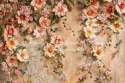 Painted Floral Peach