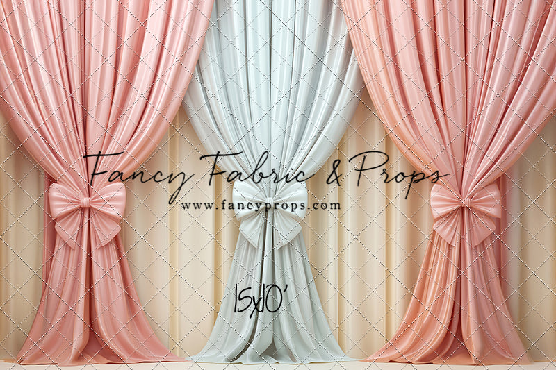 Pastel Bow Swag - With Sweep Option