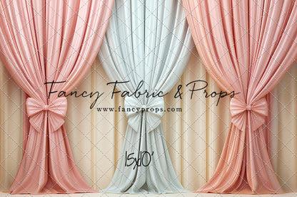 Pastel Bow Swag - With Sweep Option