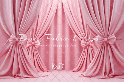 Pink Bow Drama - With Sweep Option