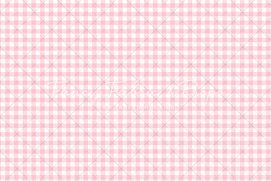 Pink Gingham - With Sweep Option