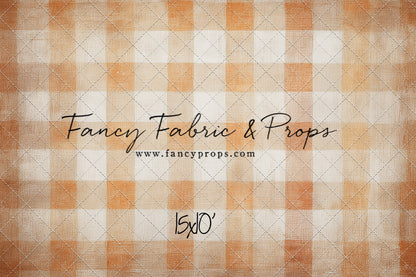 Pumpkin Patch Plaid - With Sweep Option