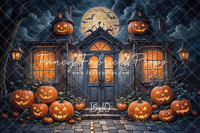 Pumpkin Path to Haunted Manor - With Sweep Option