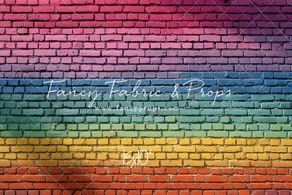 Rainbow Riot Brick - With Sweep Option