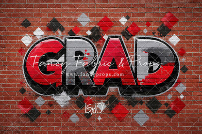 Red, Black & Gray Grad - With Sweep Option
