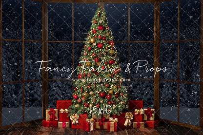 Red & Gold Bay Window