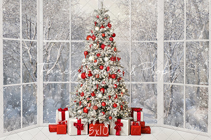 Red & White Holiday Birch