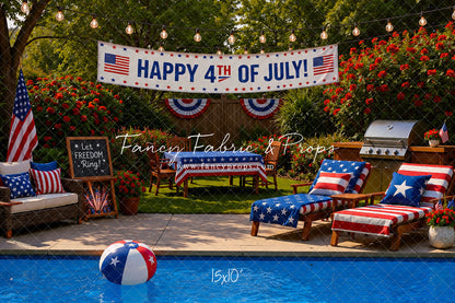 Red, White & Poolside Nights - With Sweep Option