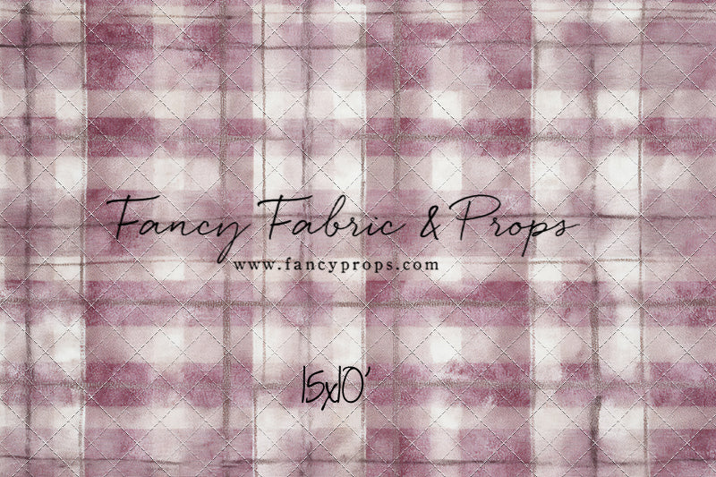 Rose Mist Plaid - With Sweep Option