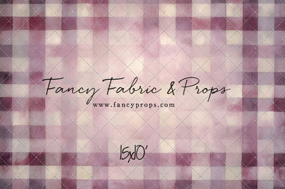Rose Quartz Plaid - With Sweep Option