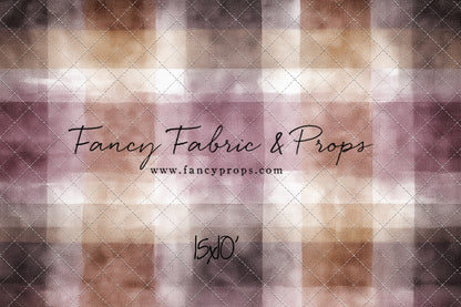 Rustic Plum Plaid - With Sweep Option