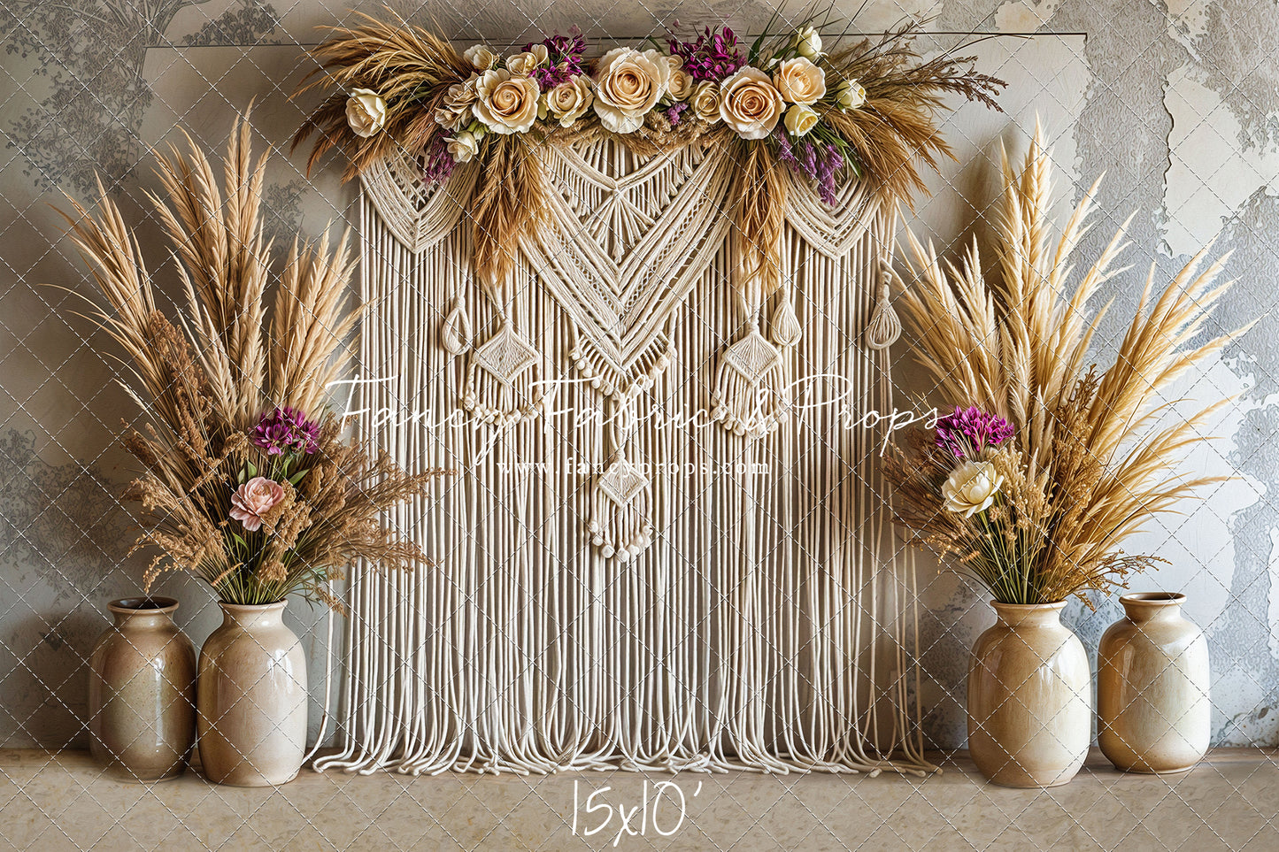 Rustic Woven Tapestry - With Sweep Option